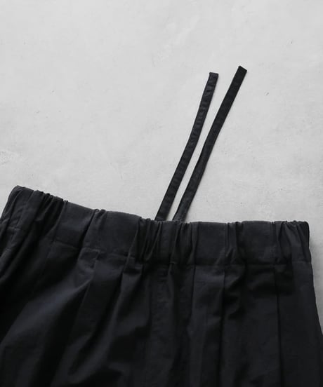 HUIS |コードレーンワイドパンツ（ブラック）【ユニセックス】504