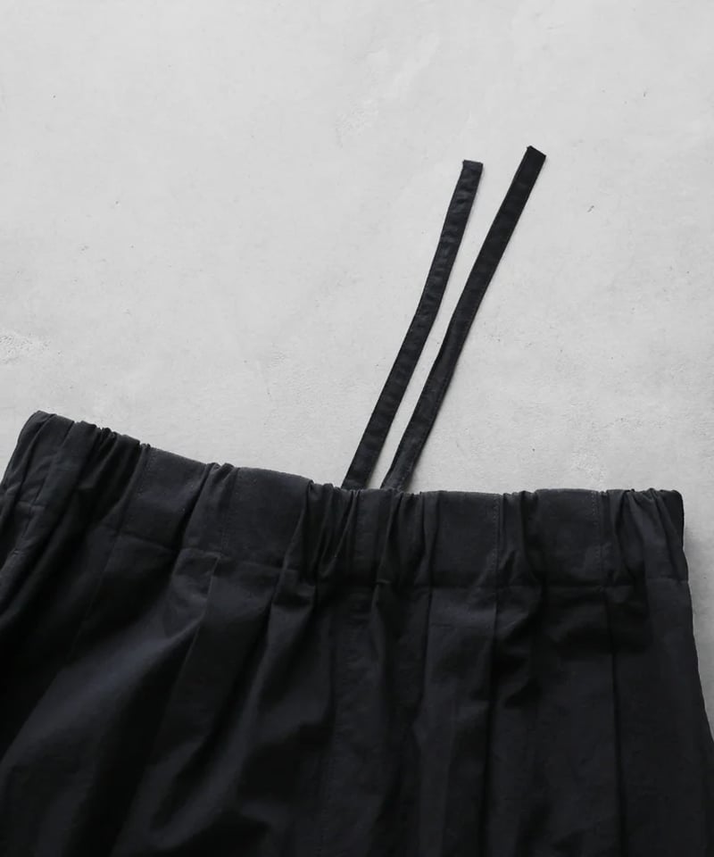 HUIS |コードレーンワイドパンツ（ブラック）【ユニセックス】504 | 絲