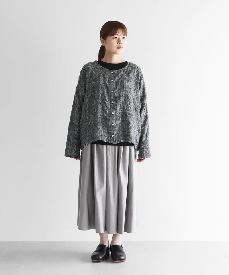 ウィル♡N゜21 カーディガン サイズ40 黒×ライトグレー チェック柄 ビッグチェック柄ニットカーディガン - ベルーナ【公式】