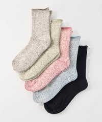 くらしきぬ | シルク&ウール パイル先丸靴下　M(22~25cm)
