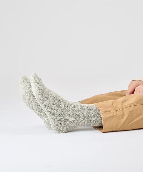 くらしきぬ | シルク&ウール パイル先丸靴下　M(22~25cm)