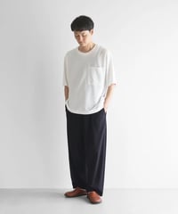 HUIS | ［HUIS in house］SUVIN COTTONバルーンパンツロング（ダークネイビー）【ユニセックス】CS506L