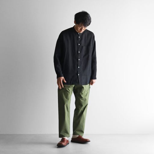 Huis 遠州織物 綿麻バフクロスイージーワークパンツ 507 綿麻(コットンリネン)バフクロスイージーワークパンツ 507を