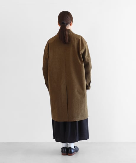HUIS | ウォッシャブルウールコットンショップコート（キャメル）【ユニセックス】302