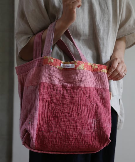 miiThaaii | インド刺し子刺繍“カンタ” トート C