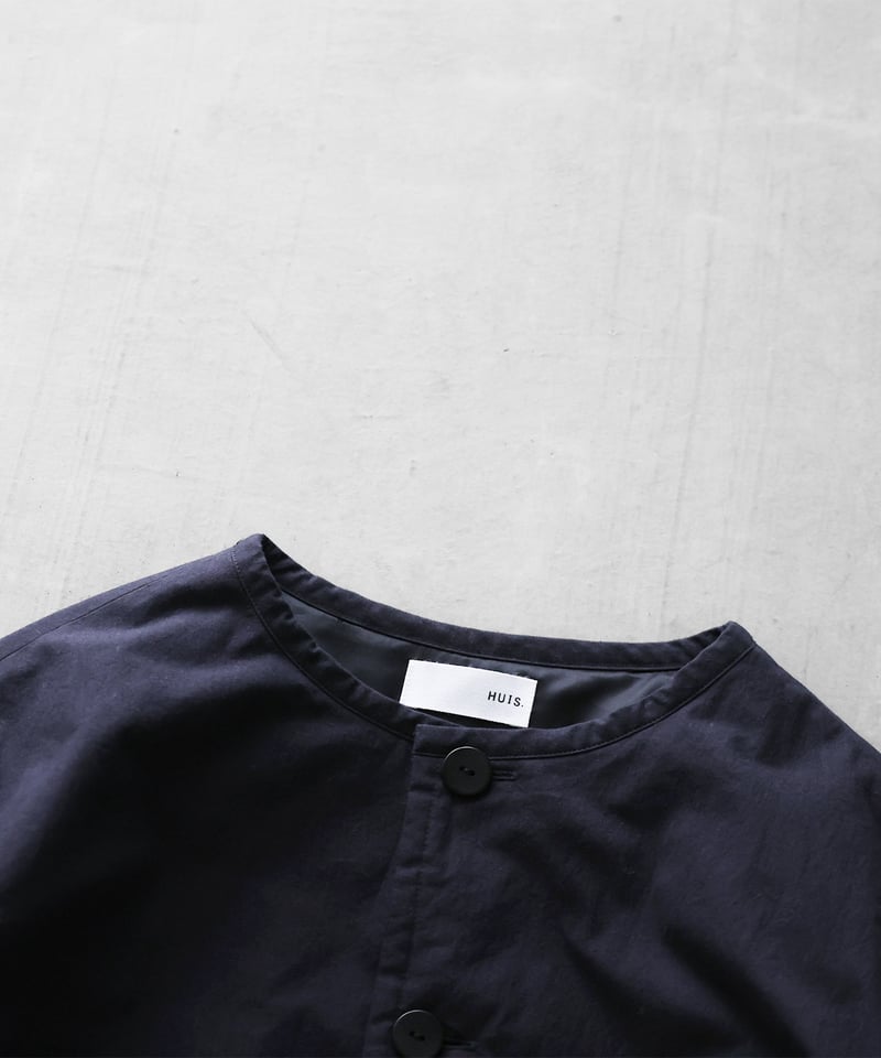 HUIS | バフクロスsunstate中綿ジャケット（ダークネイビー）【ユニ