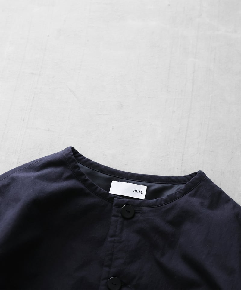 HUIS | バフクロスsunstate中綿ジャケット（ダークネイビー）【ユニ