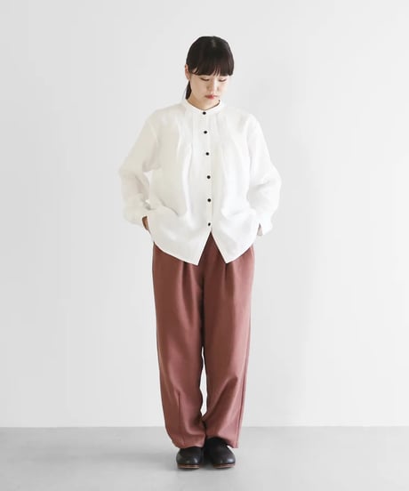 HUIS | 厚手モールスキンワイドパンツ（ピンク）【ユニセックス】504