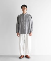 HUIS |【暮らしのおへそ一田さん×HUISコラボ】コーデュロイバルーンパンツロング（極太畝・オフホワイト）【ユニセックス】IH506L