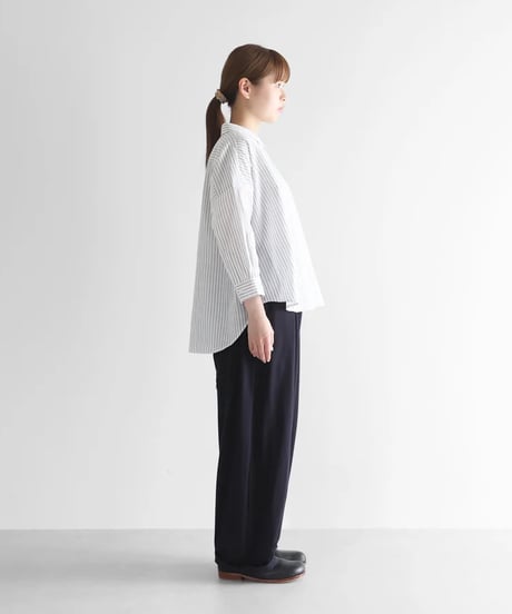 HUIS | ［HUIS in house］SUVIN COTTONバルーンパンツロング（ダークネイビー）【ユニセックス】CS506L