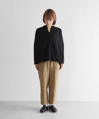 HUIS |バンブーリネンイージープレーンパンツ（サンドベージュ）【ユニセックス】510