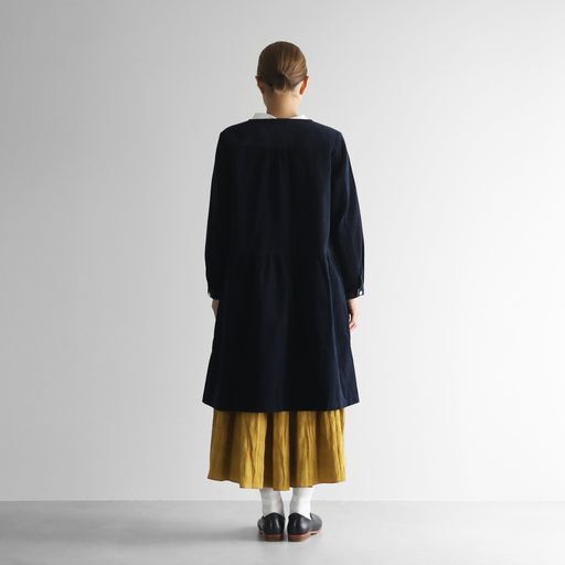 ★日本製★ HUIS. ハウス　遠州織物　コーデュロイ　シャツワンピース　羽織り シャトルコーデュロイロングシャツ 012をリリースしました／ – HUIS