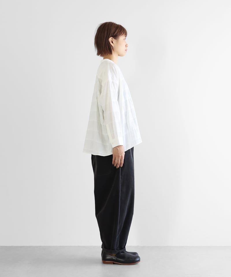 HUIS | シャトルコーデュロイバルーンパンツロング（細畝