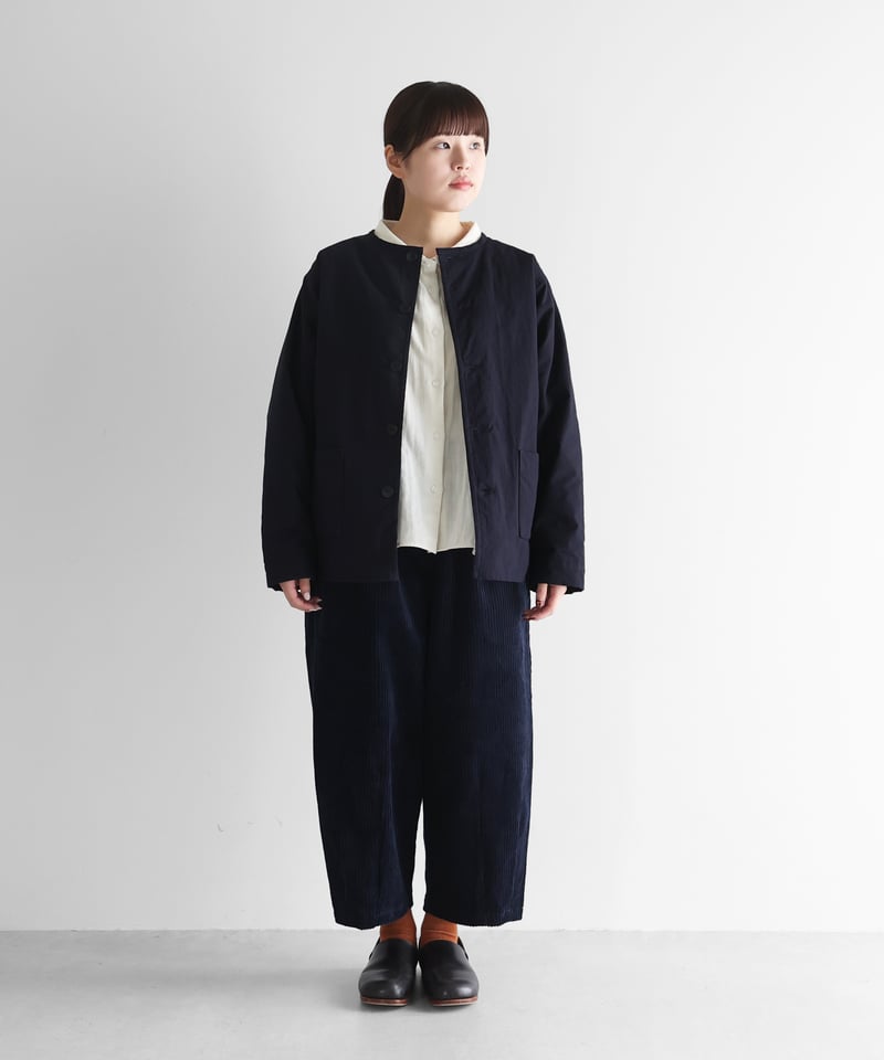 ネイビー パフスリーブ ジャケット 80年代 90年代 80s 90s ネイビー スイングトップ ブルゾン 紺