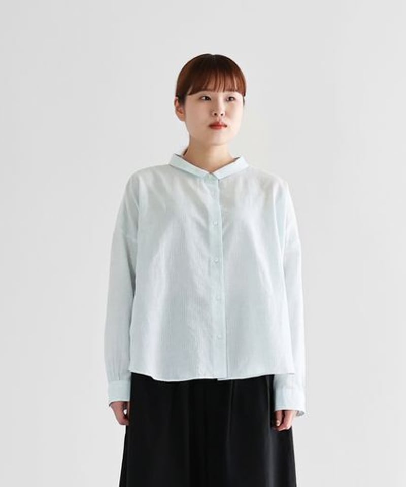 HUIS | ボタニカルコードレーンワイドブラウス（クチナシ）【レディス