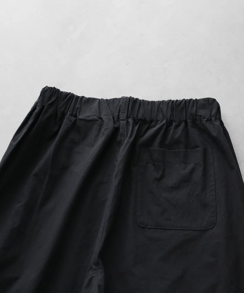 HUIS |コードレーンワイドパンツ（ブラック）【ユニセックス】504 | 絲