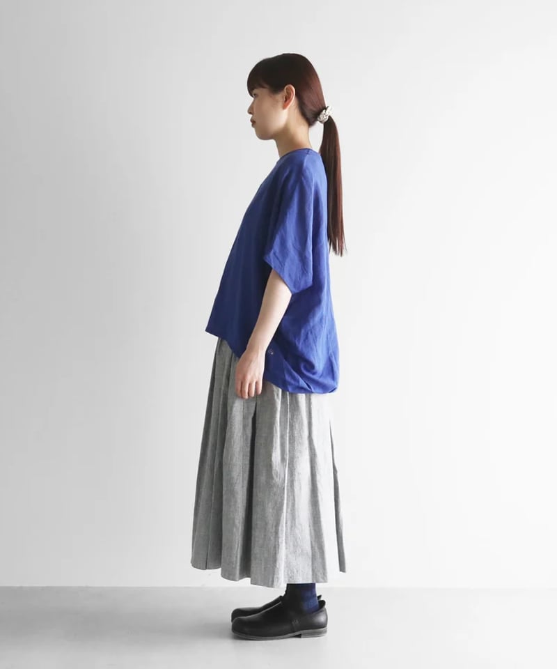 HUIS |（限定生産）極細コットンラミーコクーンプルオーバ【レディス