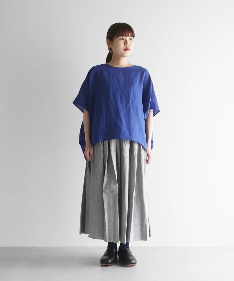 HUIS |（限定生産）極細コットンラミーコクーンプルオーバ【レディス