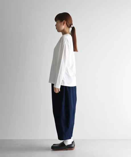 HUIS |やわらかシーチングコットンバルーンパンツ（ダークネイビー）【ユニセックス】506