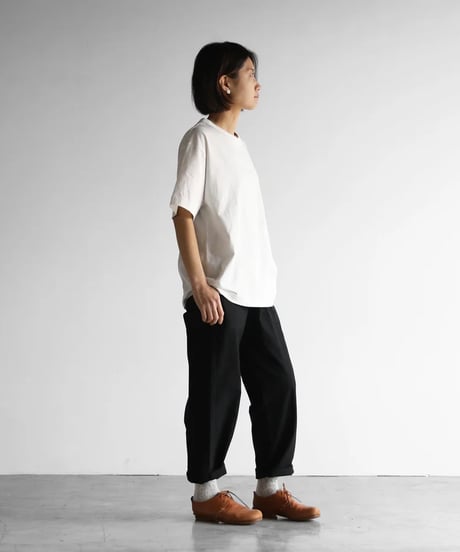 HUIS |やわらかシーチングコットンイージーワークパンツ（ブラック）【ユニセックス】507
