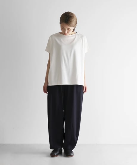HUIS | ［HUIS in house］SUVIN COTTONバルーンパンツロング（ダークネイビー）【ユニセックス】CS506L