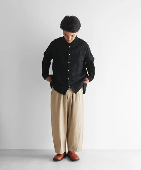 HUIS | コードレーンワイドパンツ（ライトベージュ）【ユニセックス】504