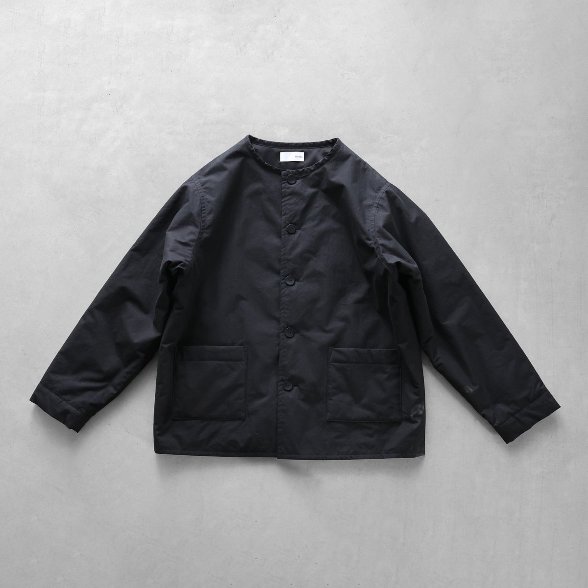 HUIS |ダウンプルーフコットンsunstate中綿ジャケット（ブラック