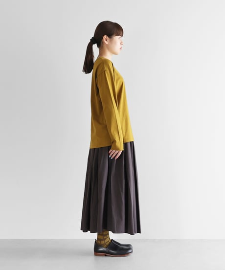 HUIS in house |［HUIS in house］SUVIN COTTON長袖カットソー（ピクルス）【ユニセックス】CS201