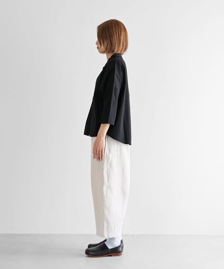 HUIS |オールドレピア天日干しラミーリネンバルーンパンツ（エクリュ）【ユニセックス】506