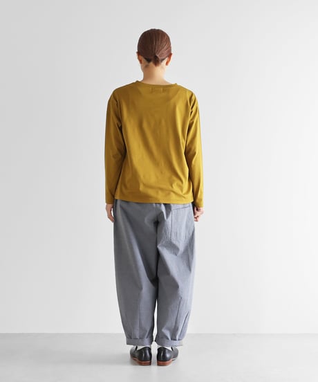 HUIS in house |［HUIS in house］SUVIN COTTON長袖カットソー（ピクルス）【ユニセックス】CS201