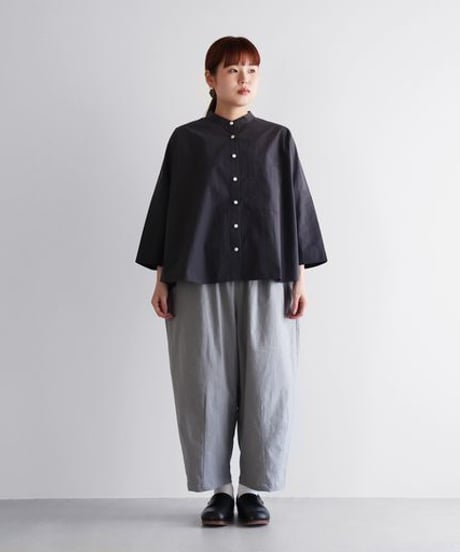 HUIS | やわらかシーチングコットンバルーンパンツ（ライトグレー）【ユニセックス】506