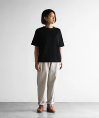 【新品】HUIS in house SUVIN COTTON 半袖ポロカットソー HUIS in house］SUVIN COTTON半袖ポロカットソー（ダーク