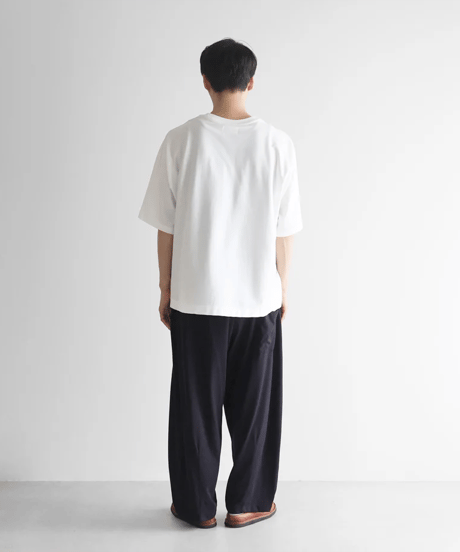 HUIS | ［HUIS in house］SUVIN COTTONバルーンパンツロング（ダークネイビー）【ユニセックス】CS506L