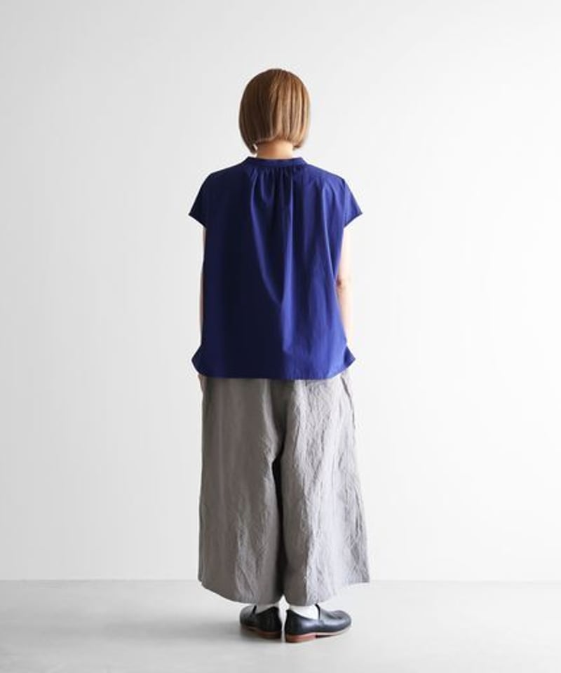 HUIS | バンブーリネンスカートパンツ(ライトグレー HUIS | バンブーリネンスカートパンツ(ライトグレー