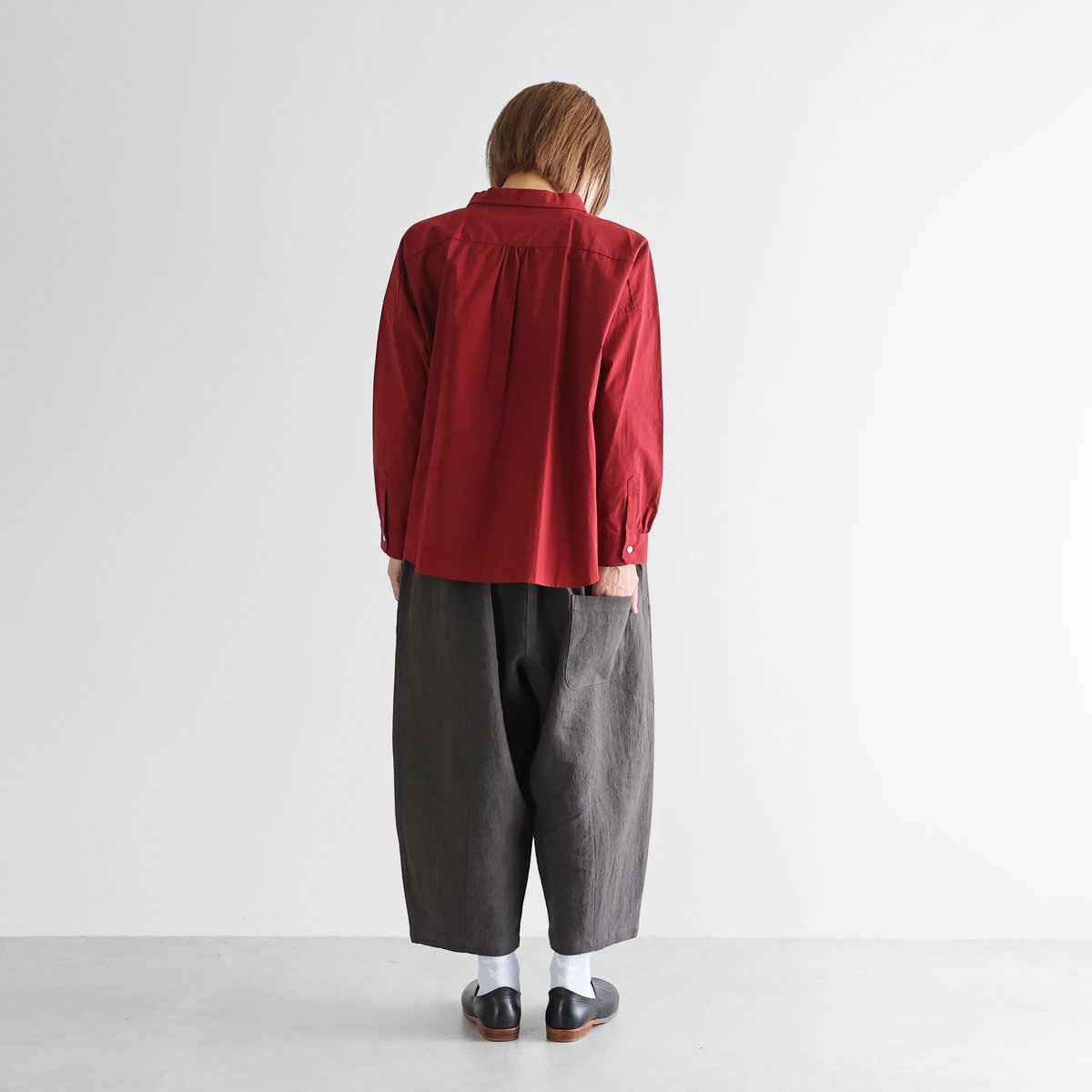 HUIS |オールドレピア天日干しラミーリネンバルーンパンツ