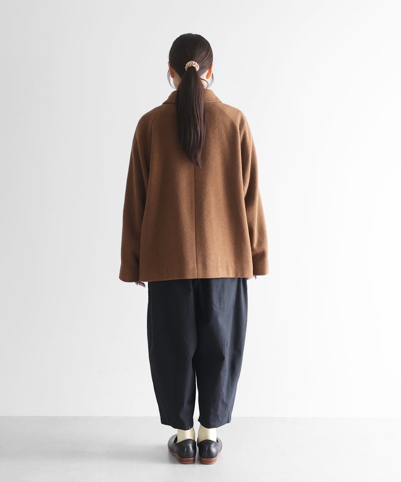 定価51480円 HUIS×尾州 コート ジャケット ロングコート HUIS×尾州”縮絨ウールフランネルミドルコート 316をリリースしました