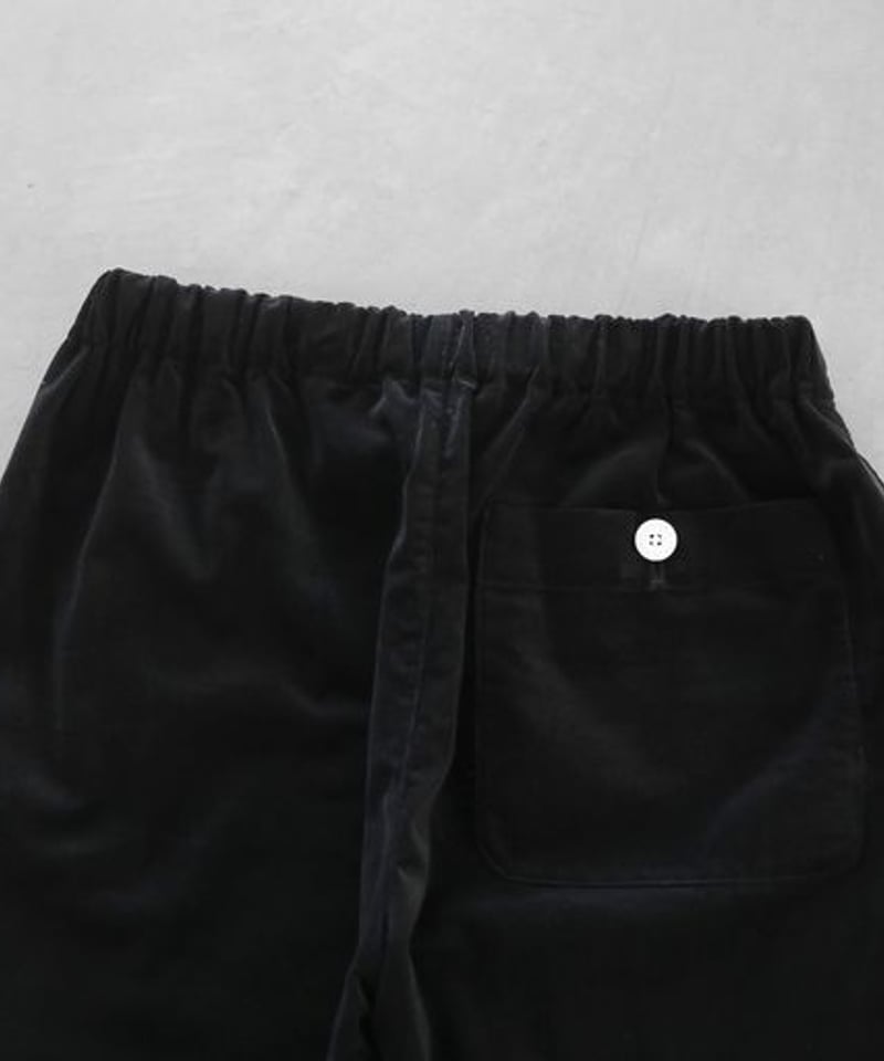 HUIS | みじんコールイージーワークパンツ（ブラック）【ユニセックス