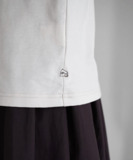 HUIS |［HUIS in house］SUVIN COTTON長袖カットソー（グレージュ）【ユニセックス】CS201