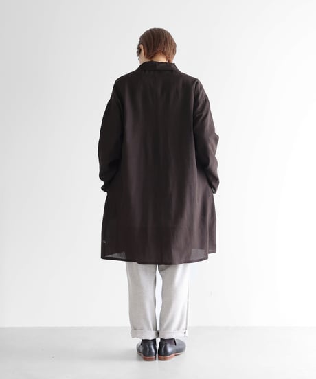 HUIS | ウォッシャブルウールロングカーディガン（ダークモカ）【ユニセックス】701