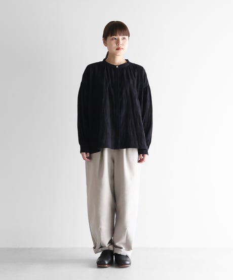 HUIS | 厚手モールスキンワイドパンツ（グレー）【ユニセックス】504