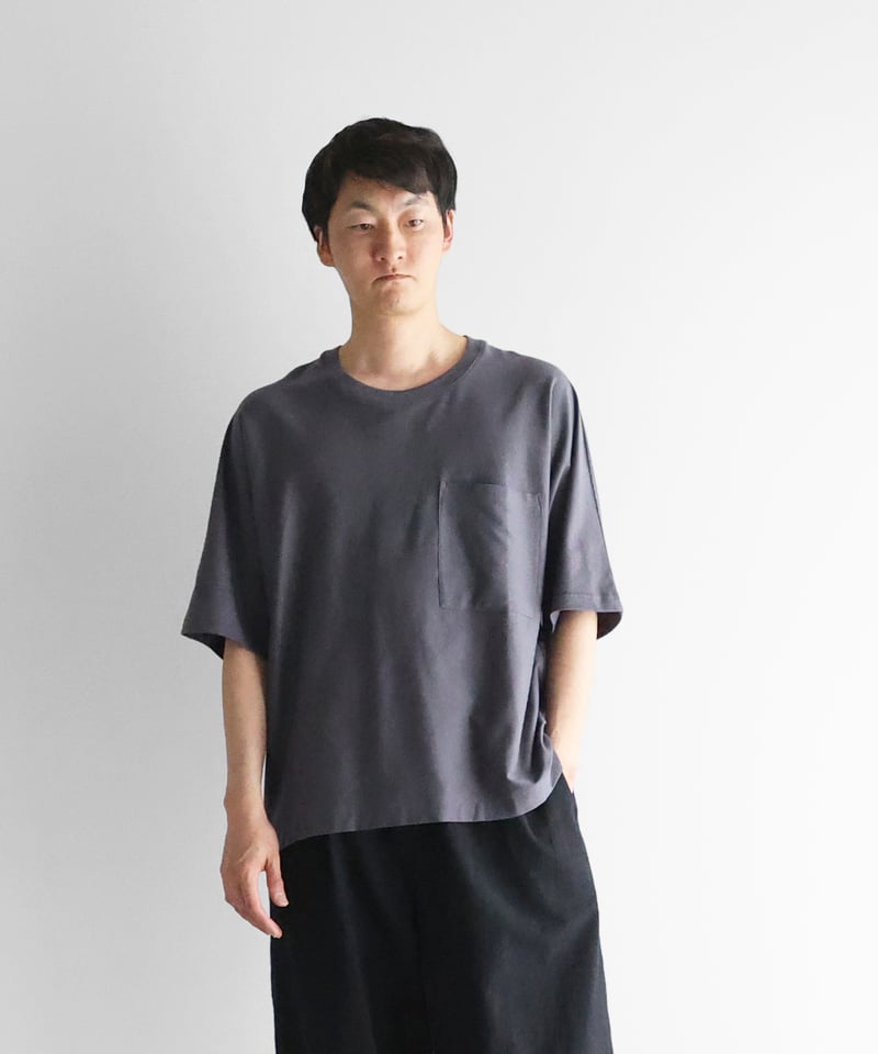 新品】HUIS in house SUVIN COTTON 半袖ポロカットソー HUIS in house