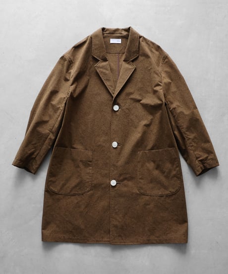 HUIS | ウォッシャブルウールコットンショップコート（キャメル）【ユニセックス】302