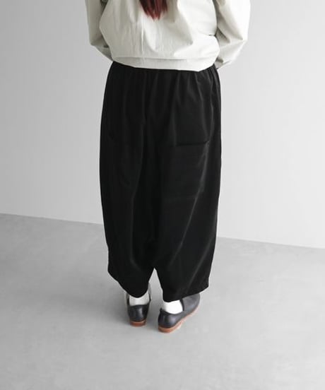 HUIS | みじんコールサルエルバルーンパンツ（ブラック）【ユニセックス】511