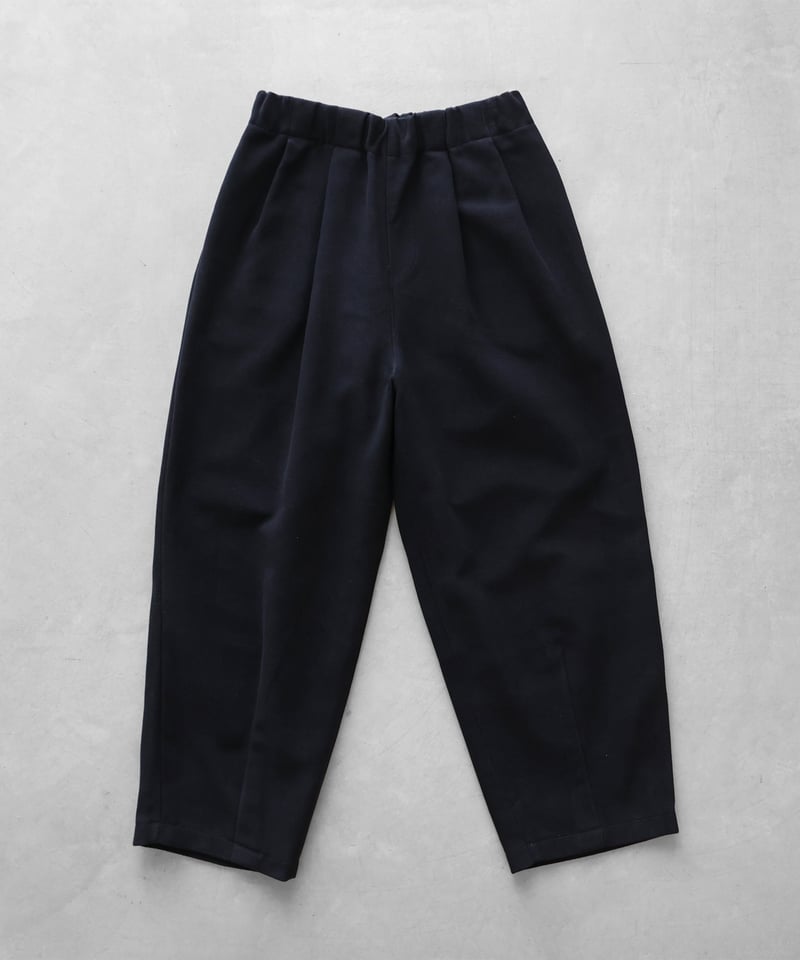 HUIS | 厚手モールスキンワイドパンツ（ブラック）【ユニセックス】504