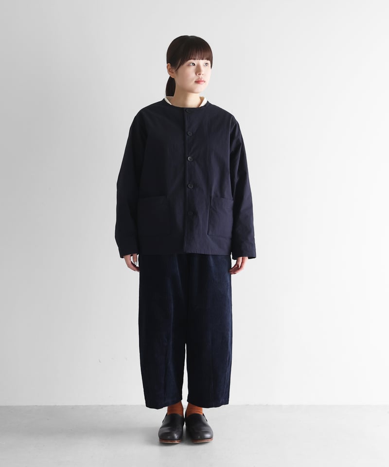 HUIS | バフクロスsunstate中綿ジャケット（ダークネイビー）【ユニ