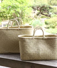 世界のかご | リンダバスケット 横長 2サイズ（小、大）