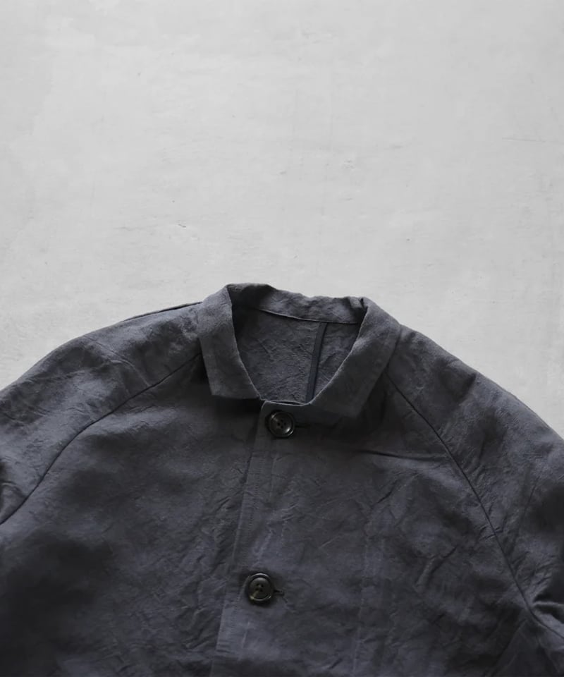 【美品】HUIS バンブーリネンアトリエジャケット　307 190A0549d.jpg