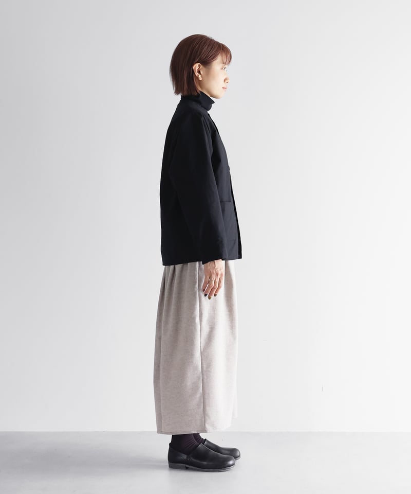 HUIS |ダウンプルーフコットンsunstate中綿ジャケット（ブラック