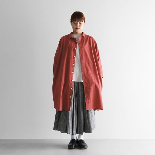 トクコ　ロングシャツ KIKO KOSTADINOV (キコ・コスタディノフ) -INEX SNAP LONG SHIRT