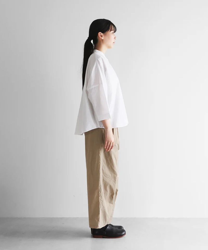 HUIS | コードレーンワイドパンツ（ライトベージュ）【ユニセックス